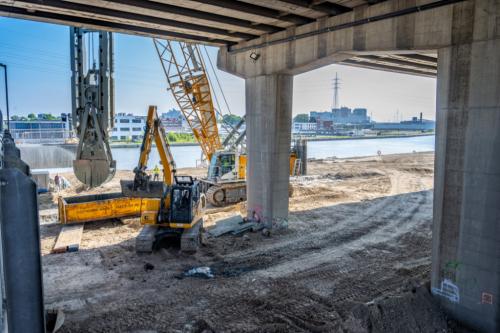 Oosterweel bypass - Liebherr -The 360 Experience fotografie